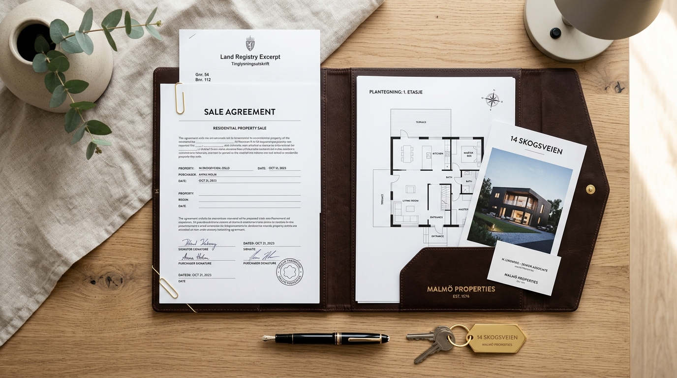Unterlagen für den Immobilienverkauf